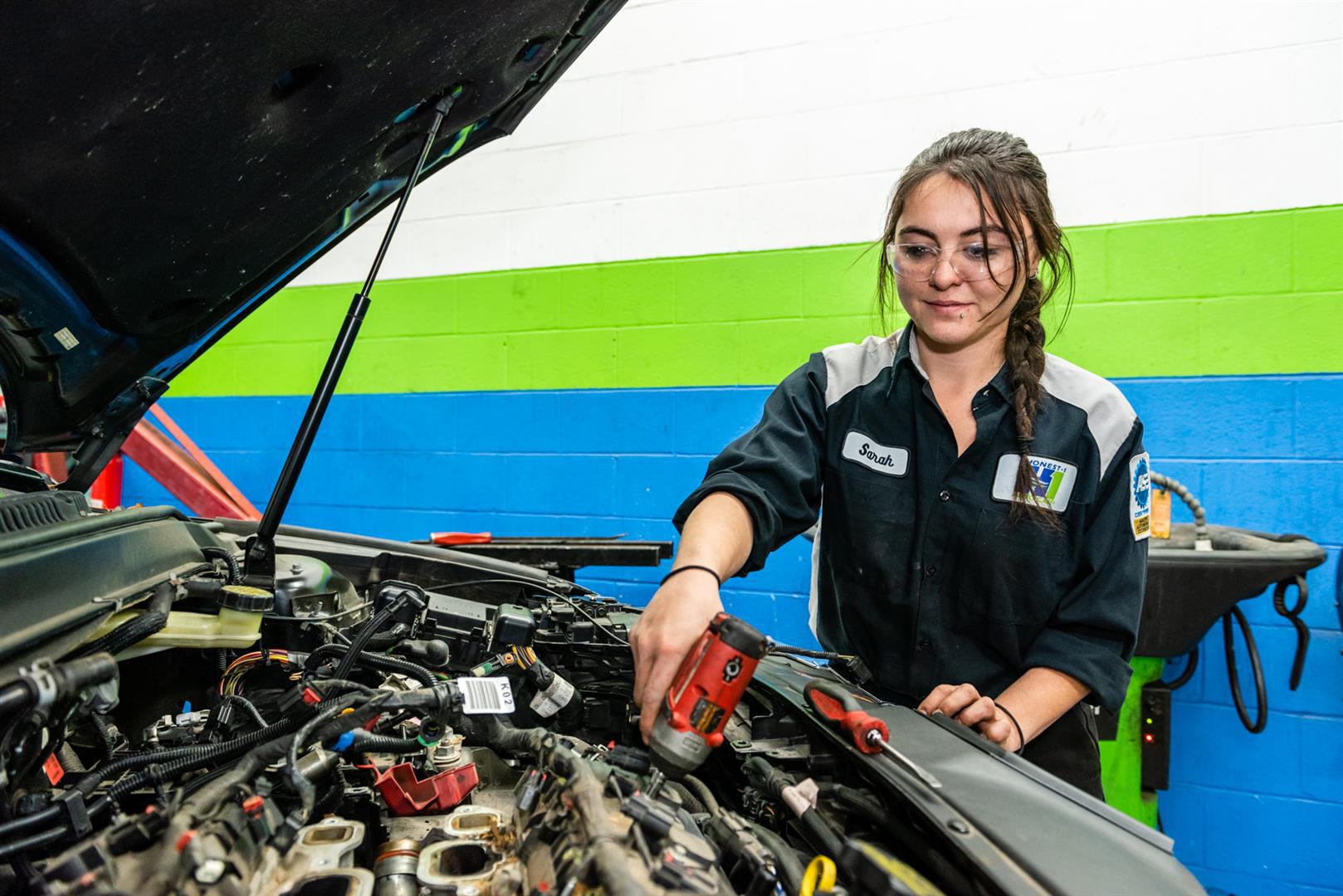 Mechanic at Work at Honest1 Auto Care Burnsville